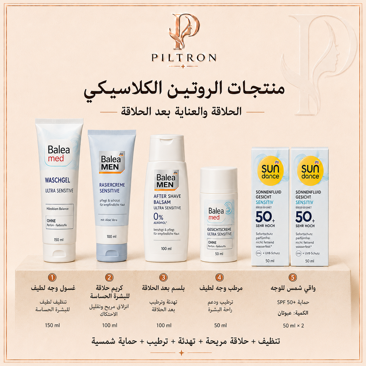 الحل الألماني المتكامل للحلاقة والعناية بعد الحلاقة | German Complete Shave Solution