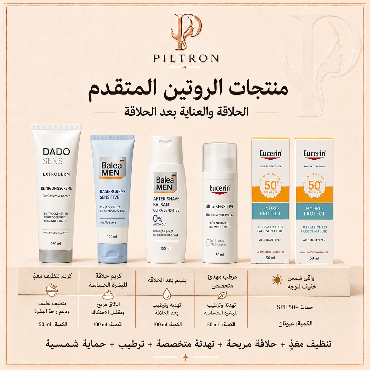 الحل الألماني المتكامل للحلاقة والعناية بعد الحلاقة | German Complete Shave Solution