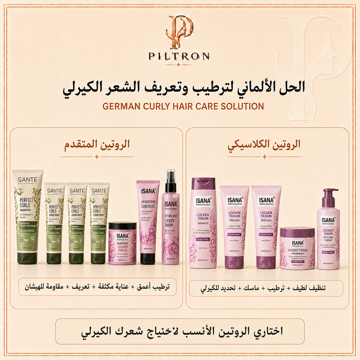 الحل الألماني لترطيب وتعريف الشعر الكيرلي | German Curly Hair Care Solution