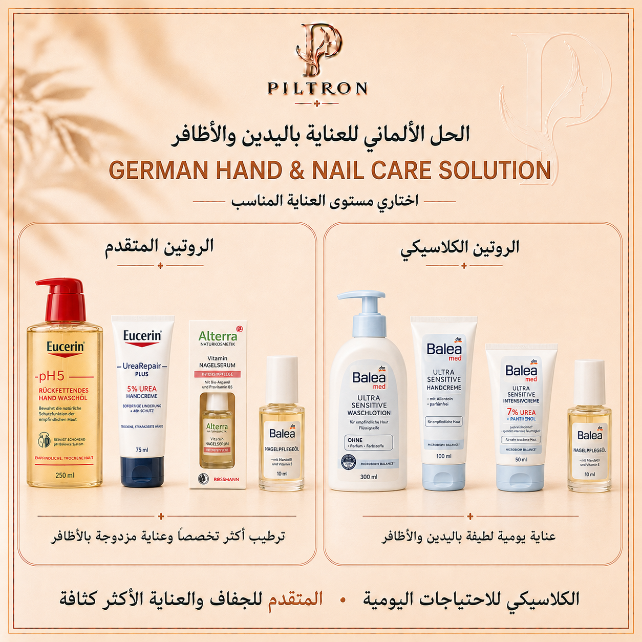 الحل الألماني للعناية باليدين والأظافر | German Hand & Nail Care Solution