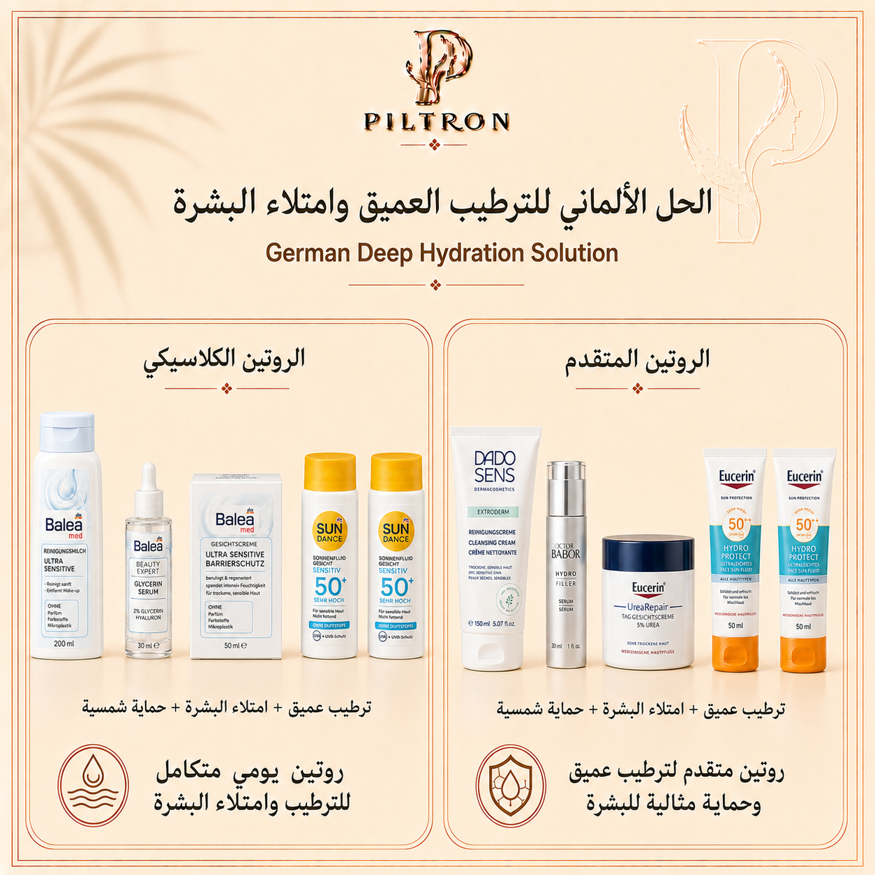 الحل الألماني للترطيب العميق وامتلاء البشرة | German Deep Hydration Solution