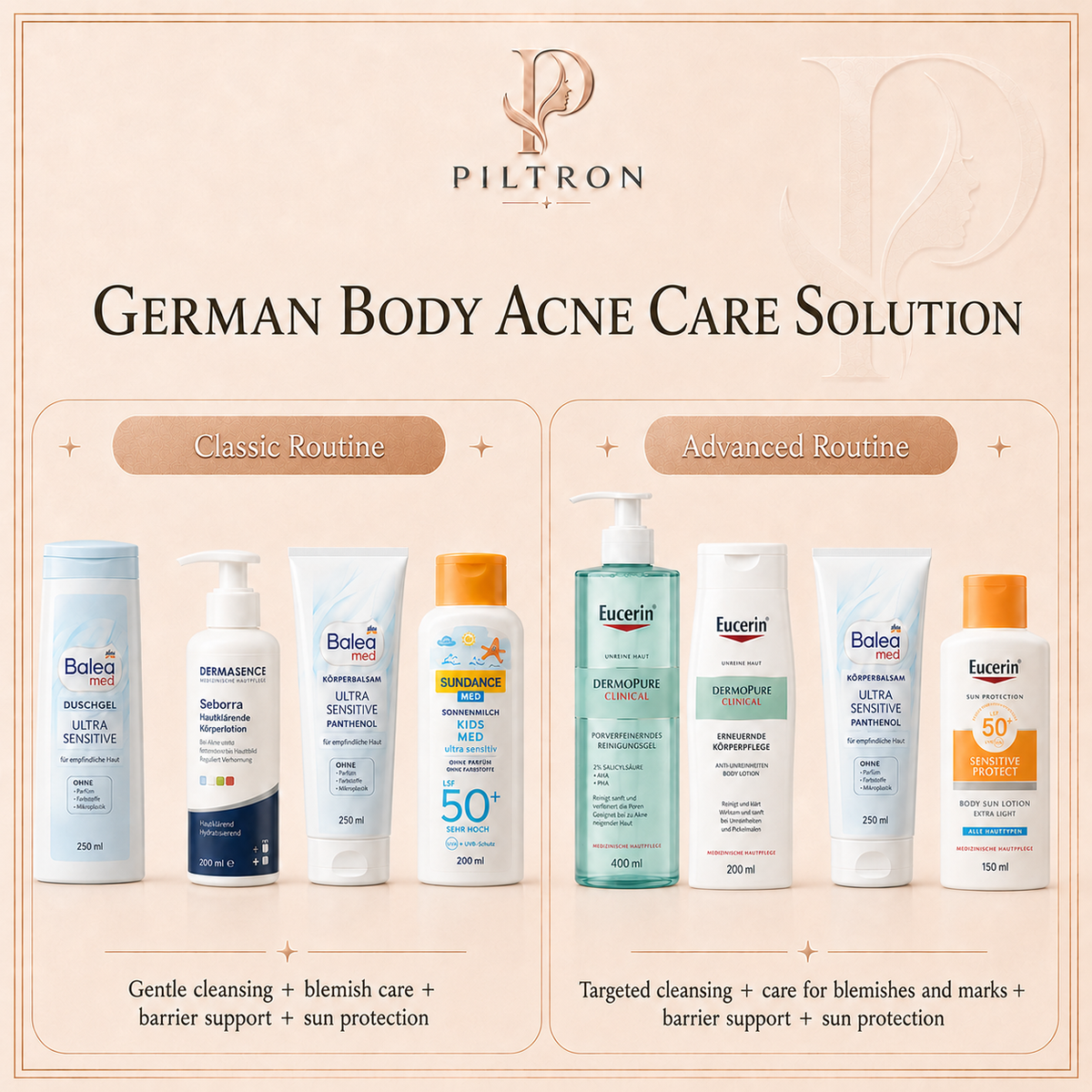 Care routines – PILTRON Package 01 | lang:en