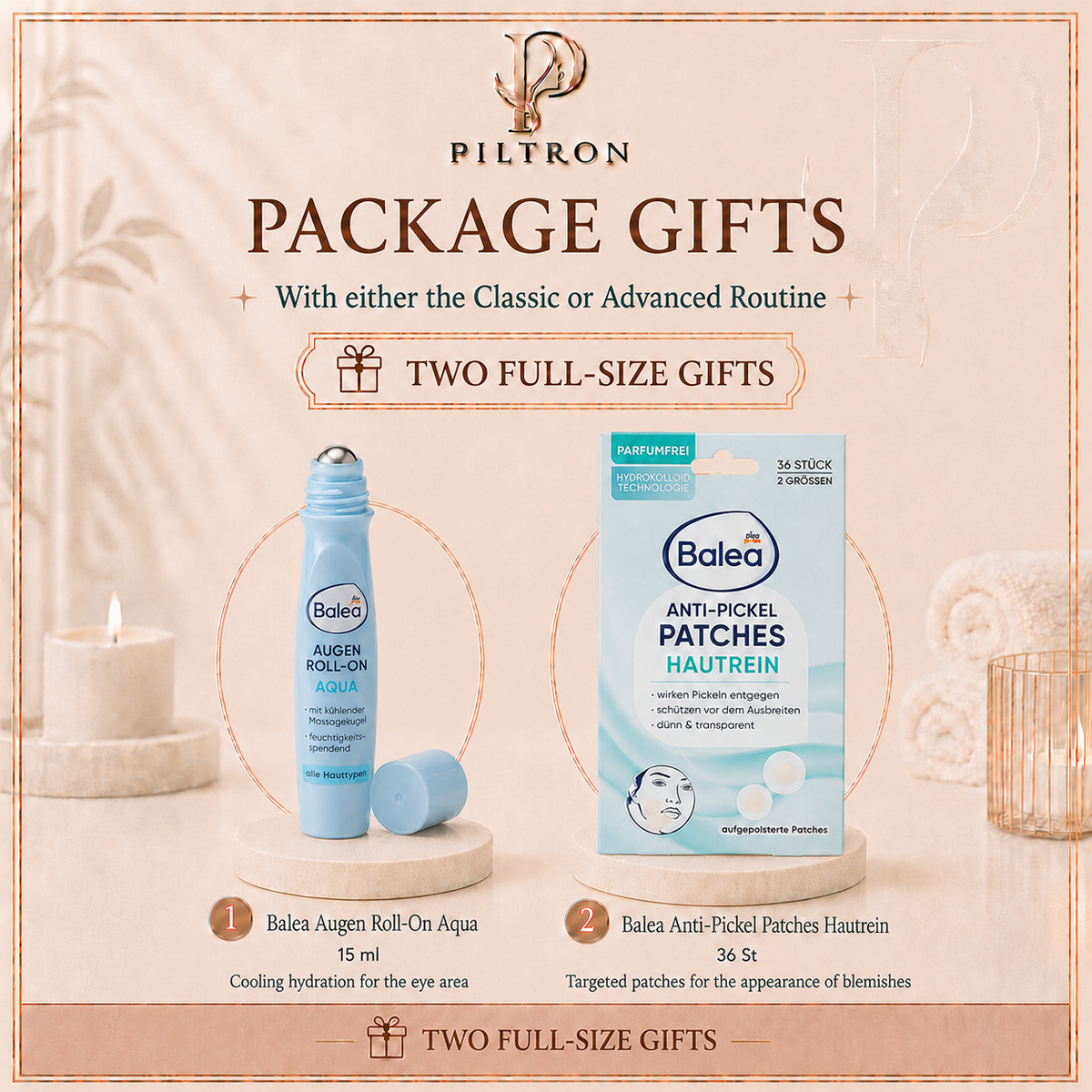 Gifts included – PILTRON Package 02 | lang:en