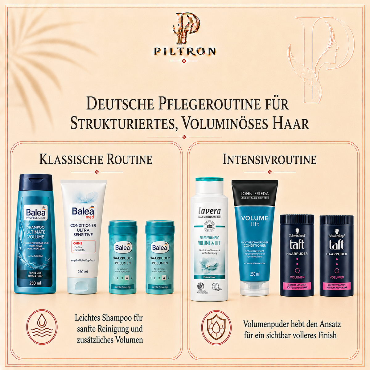 Pflegeroutinen – PILTRON Paket 19 | lang:de
