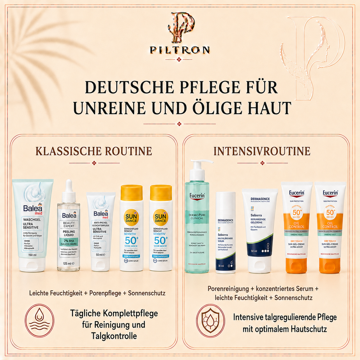 Pflegeroutinen – PILTRON Paket 24 | lang:de