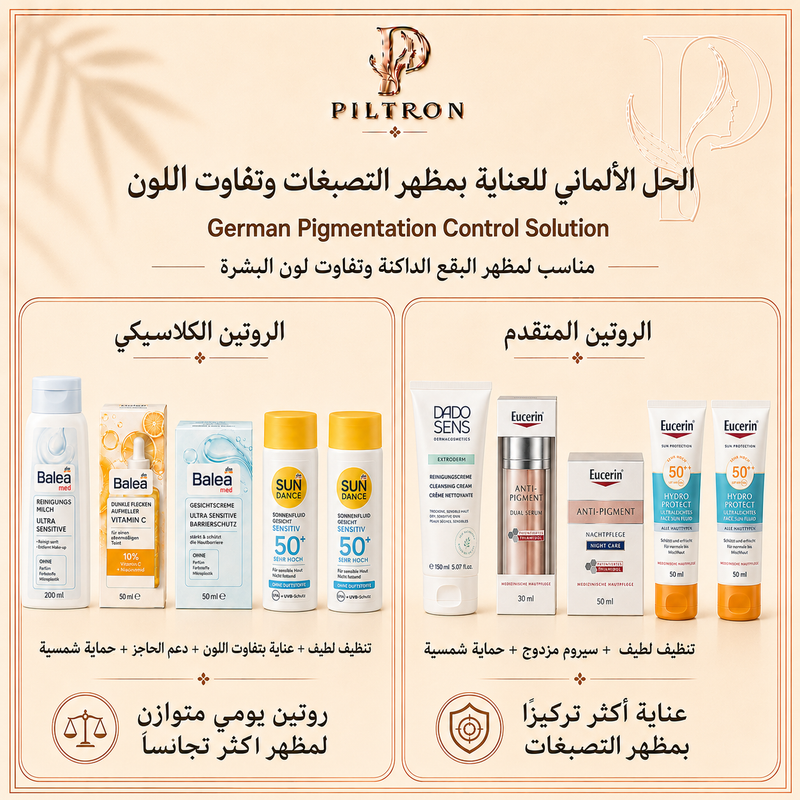 باقة العناية بالتصبغات وتفاوت اللون