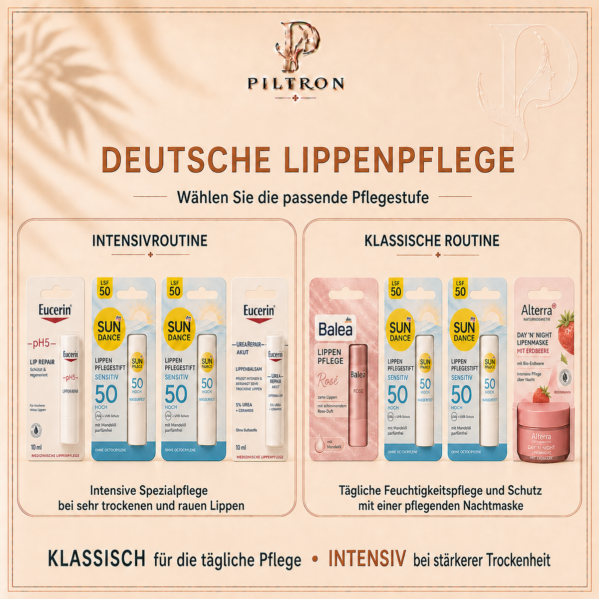 Pflegeroutinen – PILTRON Paket 32 | lang:de