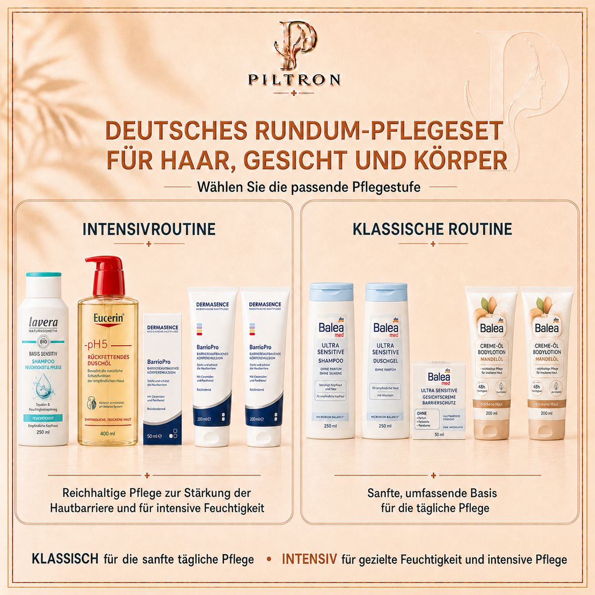 Pflegeroutinen – PILTRON Paket 36 | lang:de