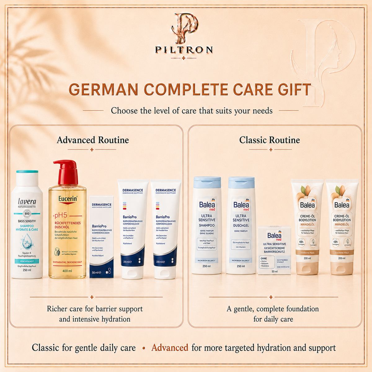 Care routines – PILTRON Package 36 | lang:en